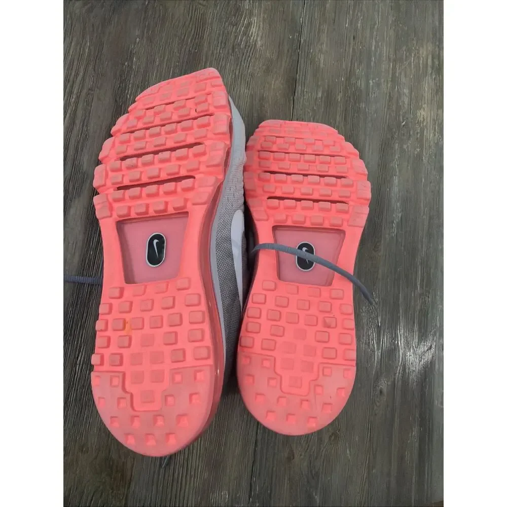 Nike Air Max 2017 Womens Size 12 Shoes 849560 007 Grey Pink Sneakers hot lava